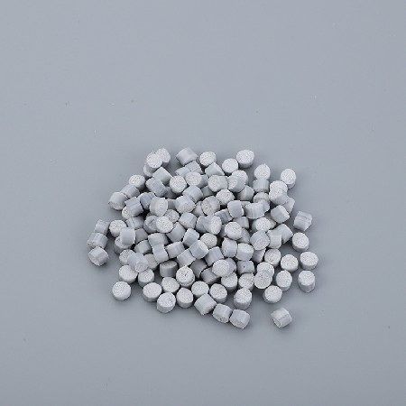 Grey hard PVC particles